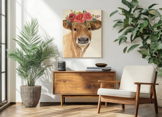 Flowered Cow I
