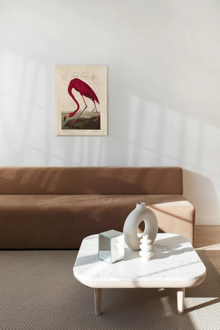 Lustr American Flamingo in Pearl White