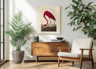 Lustr American Flamingo in Pearl White