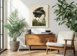 Lustr Great Blue Heron in Pearl White