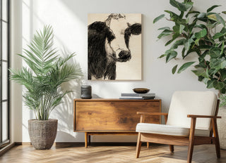 Cow Portrait Sketch I