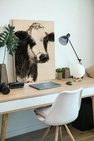Cow Portrait Sketch I