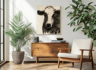 Cow Portrait Sketch II