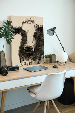 Cow Portrait Sketch II