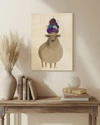 Sheep with Wool Hat, Full
