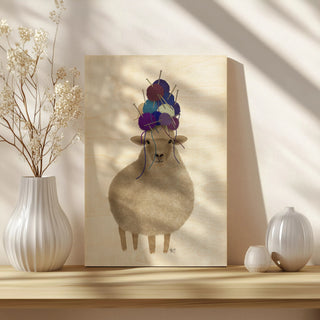 Sheep with Wool Hat, Full
