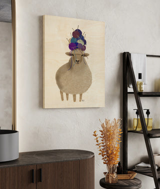 Sheep with Wool Hat, Full