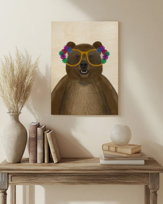 Bear and Flower Glasses