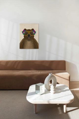 Bear and Flower Glasses