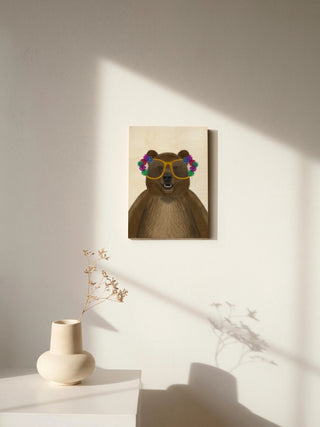 Bear and Flower Glasses