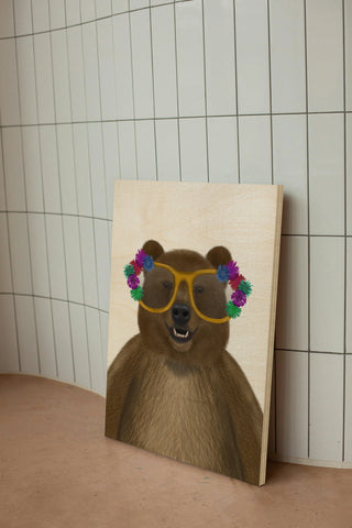 Bear and Flower Glasses