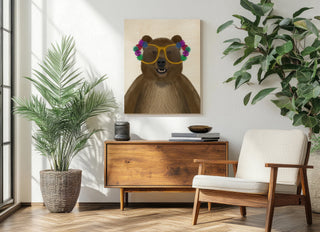 Bear and Flower Glasses