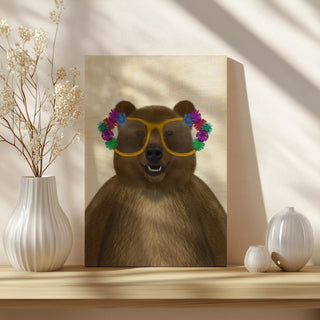 Bear and Flower Glasses