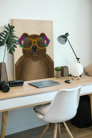 Bear and Flower Glasses