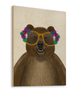 Bear and Flower Glasses