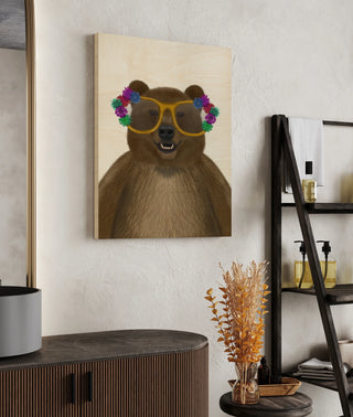 Bear and Flower Glasses