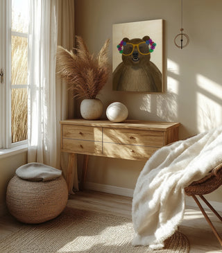 Bear and Flower Glasses