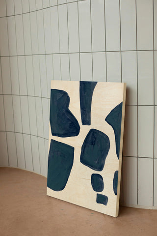 Blue Pieces I