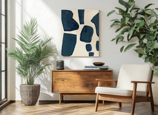 Blue Pieces I