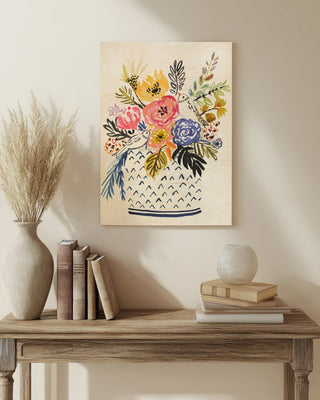 Cottage Bird Vase