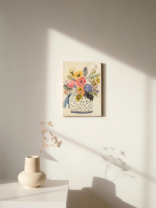 Cottage Bird Vase
