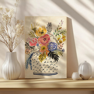 Cottage Bird Vase