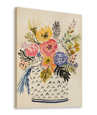 Cottage Bird Vase