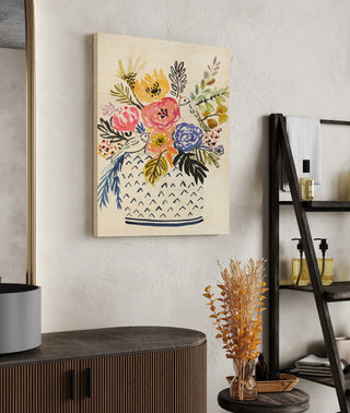 Cottage Bird Vase