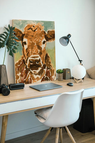 Brown Cow Portrait I