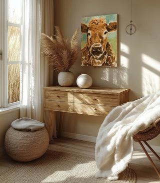 Brown Cow Portrait I