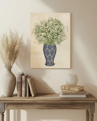 Gypsophelia Bouquet in Vase, Full