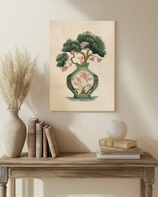 Pink Green Vase 2