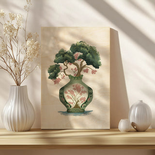 Pink Green Vase 2