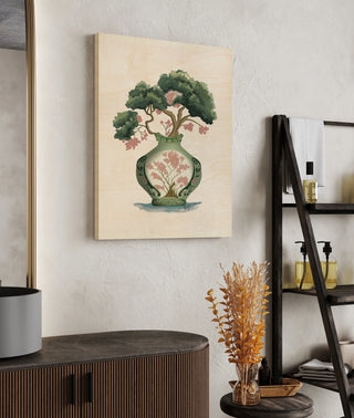 Pink Green Vase 2