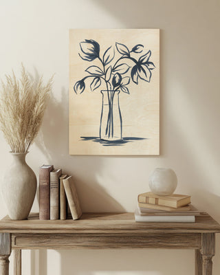 Indigo Bud Vase I