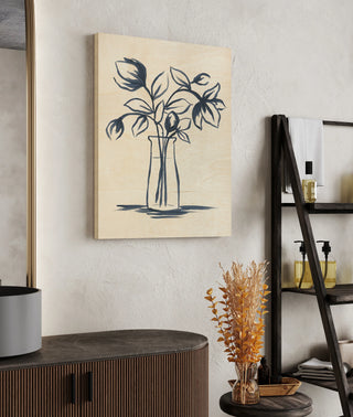 Indigo Bud Vase I