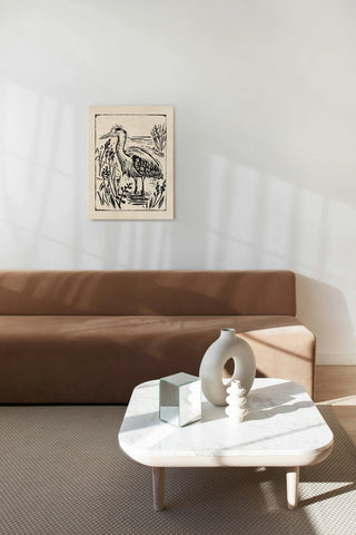 Linocut Style Seabird I