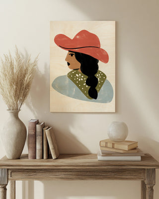 Simple Cowgirl Portrait I