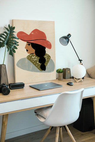 Simple Cowgirl Portrait I
