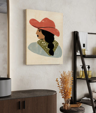 Simple Cowgirl Portrait I
