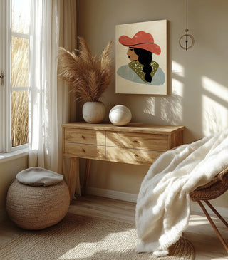 Simple Cowgirl Portrait I