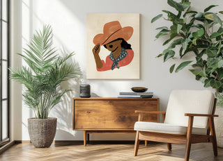 Simple Cowgirl Portrait II