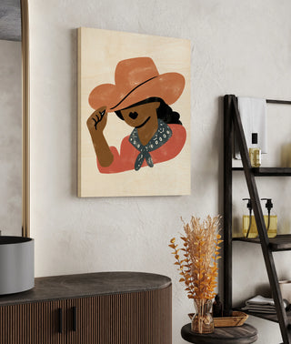 Simple Cowgirl Portrait II