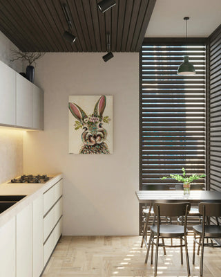 Bunny with Flowers I