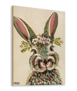 Bunny with Flowers I