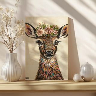 Deer with Flowers II
