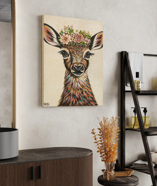 Deer with Flowers II