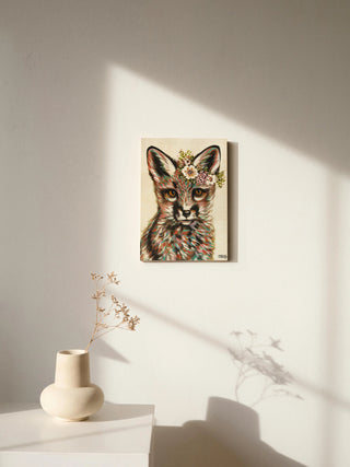Fox with Flowers IV