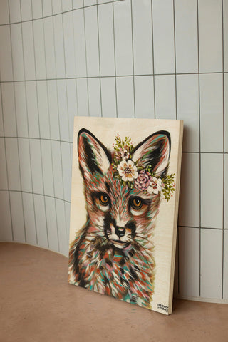 Fox with Flowers IV