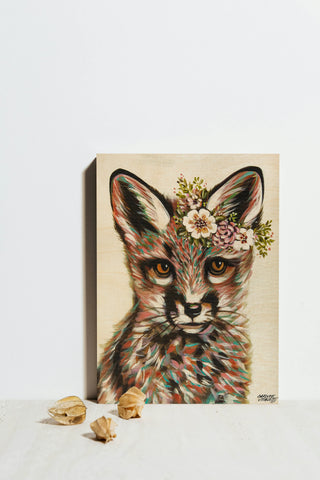 Fox with Flowers IV